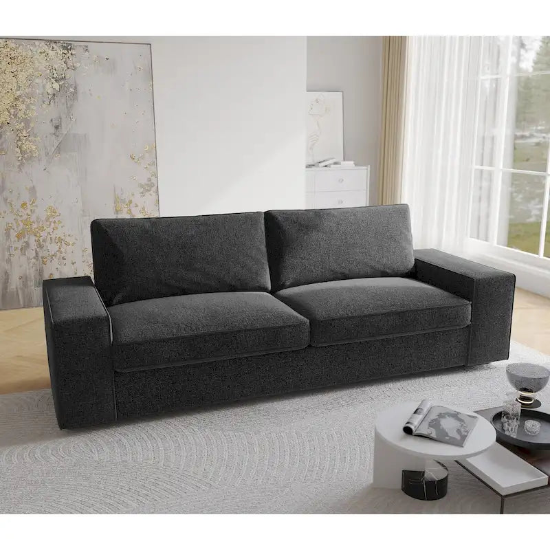 80  Modern Loveseat Couch 3 Seater Sofa