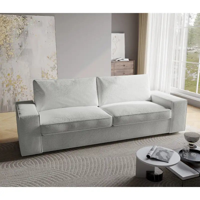 80  Modern Loveseat Couch 3 Seater Sofa