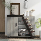 Furniture of America Tern Modern 6-shelf Mobile Wine Cabinet