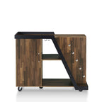 Furniture of America Tern Modern 6-shelf Mobile Wine Cabinet