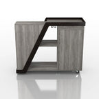 Furniture of America Tern Modern 6-shelf Mobile Wine Cabinet