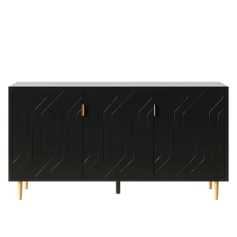 70 inch Width Console Table with Adjustable Shelves