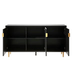 70 inch Width Console Table with Adjustable Shelves