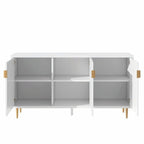 70 inch Width Console Table with Adjustable Shelves