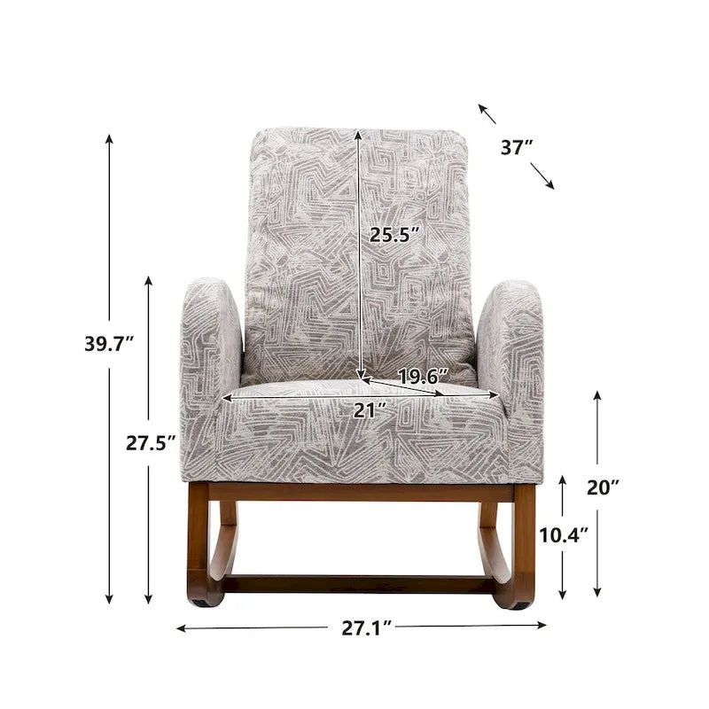 Living Room Comfortable Rocking Chair Living Room Chair