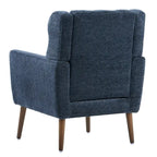 Chenille Fabric Accent Chair with Arm
