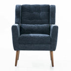 Chenille Fabric Accent Chair with Arm
