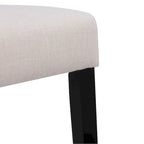 Grandview Upholstered Linen Fabric Dining Chair (Set of 2)