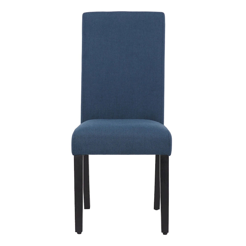 Grandview Upholstered Linen Fabric Dining Chair (Set of 2)