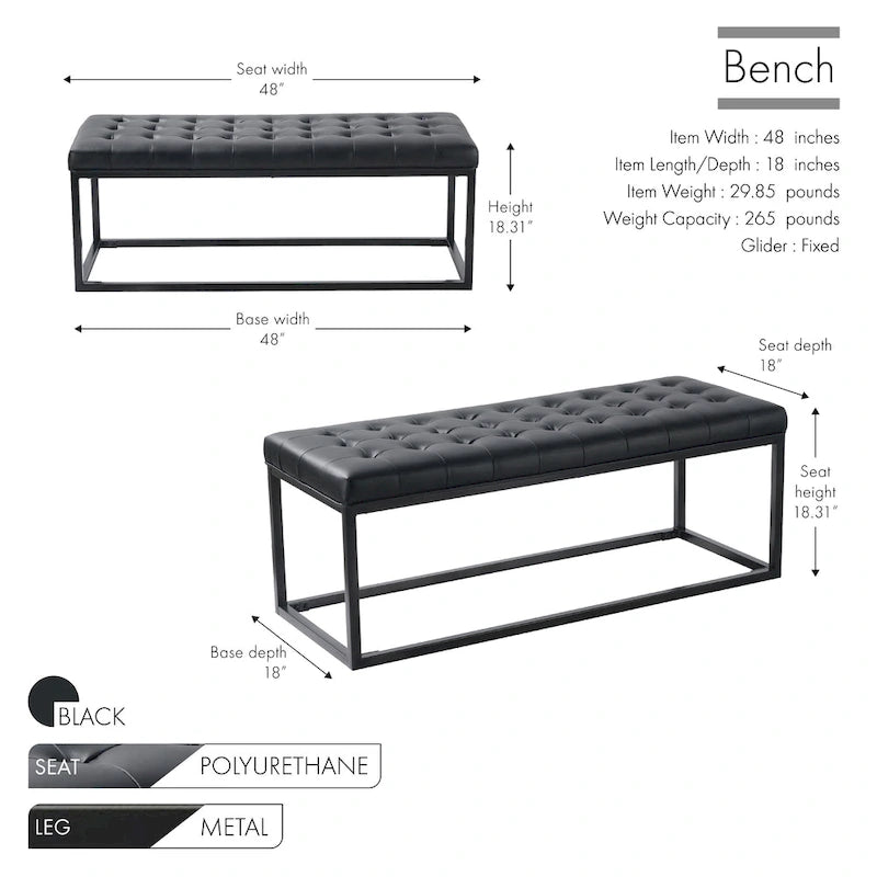 Porthos Home Marlena Side Bench