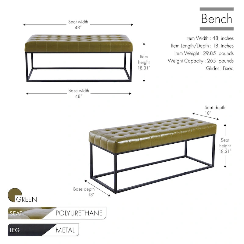Porthos Home Marlena Side Bench