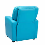 Pushback Kids Recliner Chair with Footrest & Cup Holders - Ultimate Comfort for Toddlers