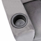 Pushback Kids Recliner Chair with Footrest & Cup Holders - Ultimate Comfort for Toddlers