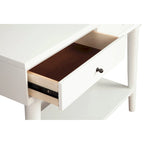 Alpine Furniture Flynn Mid Century Modern Console Table with 2 Drawers