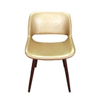Carson Carrington Langa Faux Leather Mid-Century Dining Chair with Metal Legs