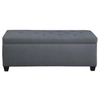 The Sole Candice Bay Blue Secret Shoe Storage Bench