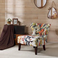 Madison Park Bree Hourglass Tufted Armless Chair