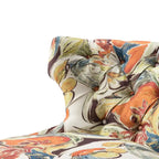 Madison Park Bree Hourglass Tufted Armless Chair