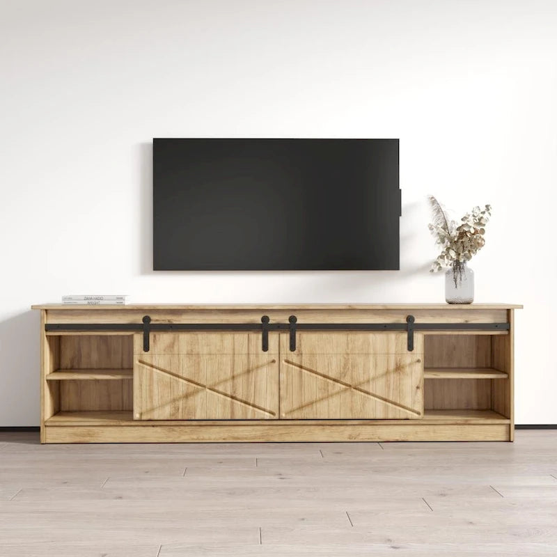 Granero BL-EF Electric Fireplace 79  TV Stand