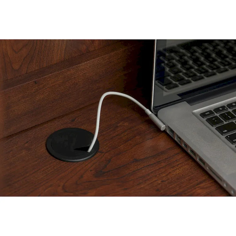 Bush Furniture Yorktown 60W L Shaped Office Desk with Storage