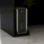 Timechee Reception Desk L-Shaped Counter Shelves Drawers Reception Table