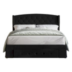 Fauna Tufted Upholstered Storage Panel Bed
