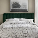 Lifestorey Teagan Queen Channel Upholstered Headboard
