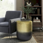 WYNDENHALL Kacy Boho 19 inch Wide Metal Metal Side Table, Fully Assembled