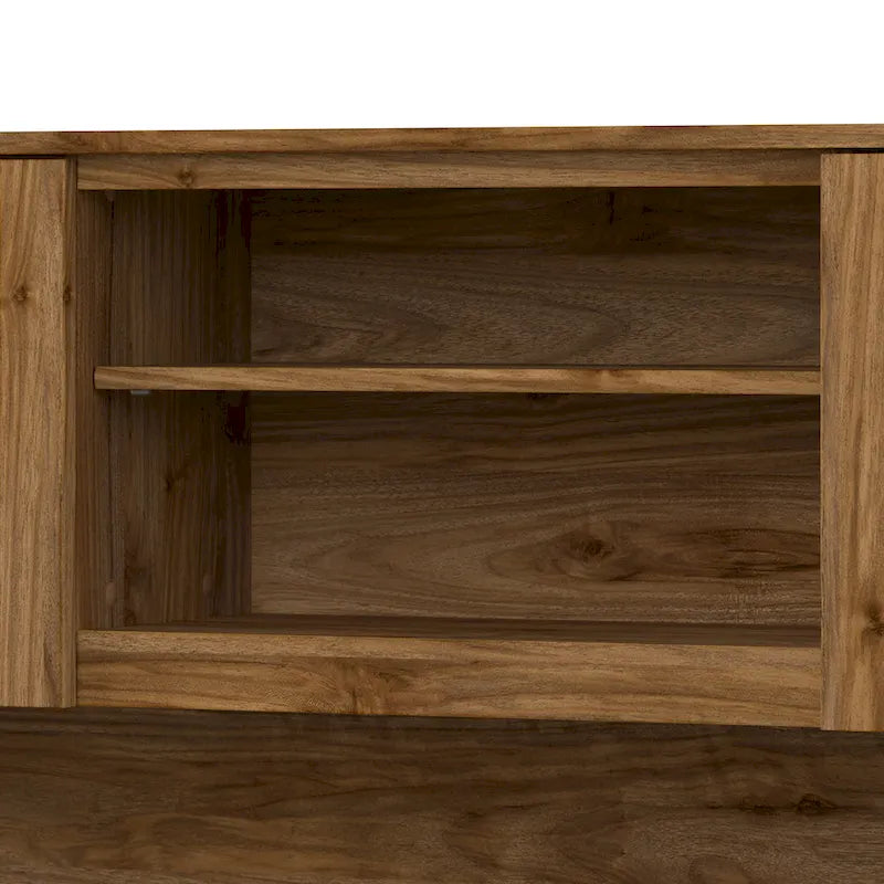 Bush Furniture Somerset 60W L Shaped Desk with Storage Hutch