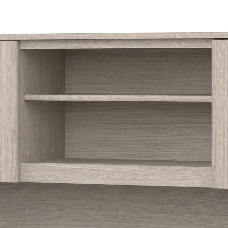 Bush Furniture Somerset 60W L Shaped Desk with Storage Hutch