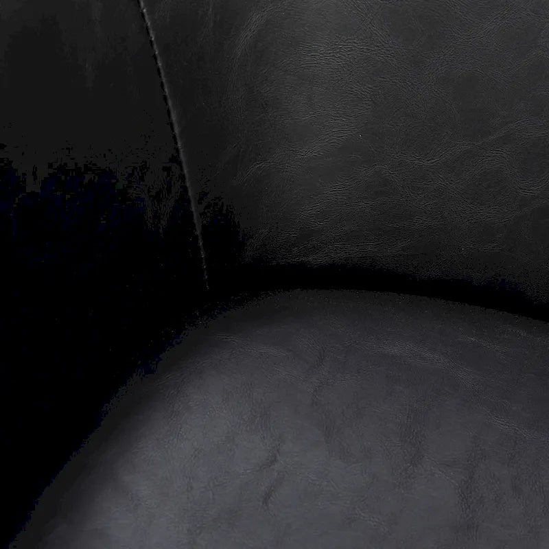 Porthos Home Jamar PU Leather Office Chair with Metal Roller Base