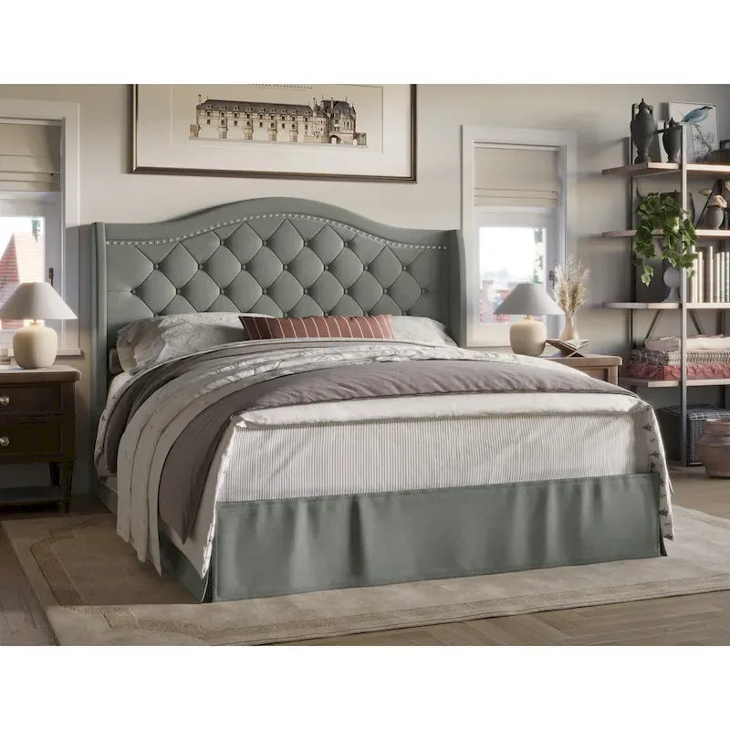 Eleanor Tufted Upholstered Platform Bed