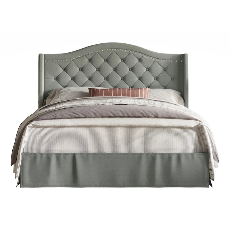 Eleanor Tufted Upholstered Platform Bed