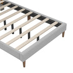 Full Upholstered Platform Bed Frame