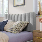 Full Upholstered Platform Bed Frame