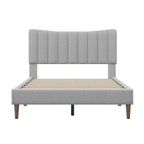 Full Upholstered Platform Bed Frame