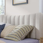 Full Upholstered Platform Bed Frame