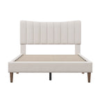 Full Upholstered Platform Bed Frame