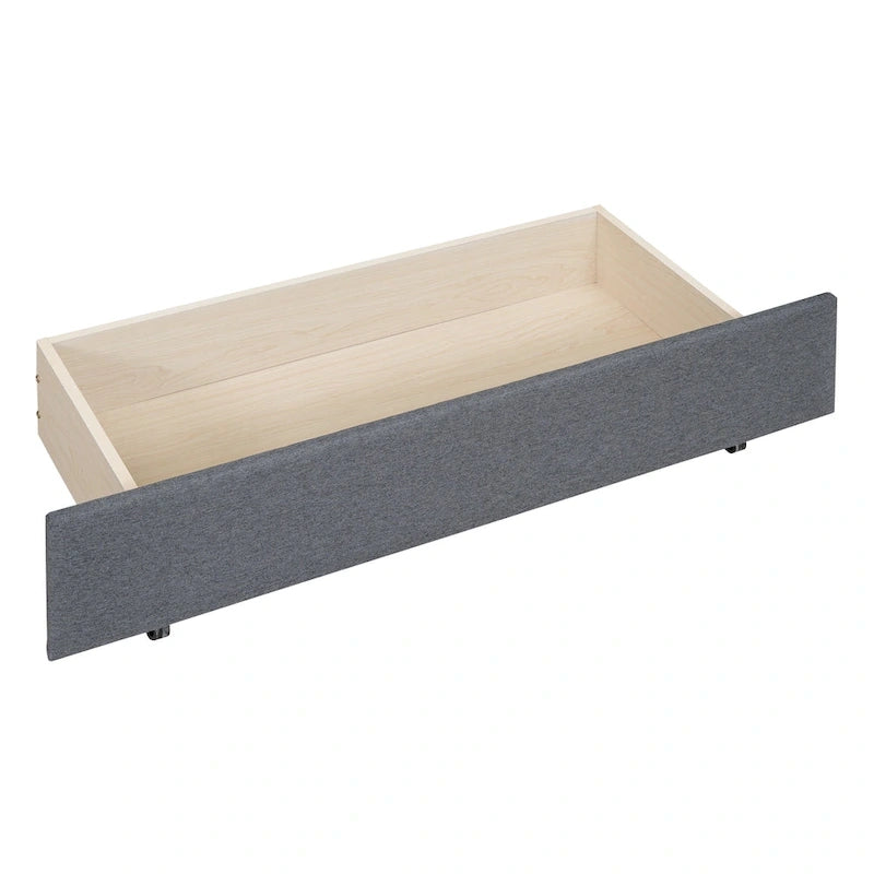 Upholstered Platform Bed with 2 Drawers and 1 Twin XL Trundle