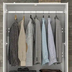 Modular Mirror Wardrobe White Bedroom Cabinet Storage Cabinet Armoire