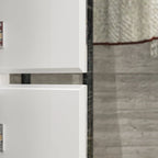 Modular Mirror Wardrobe White Bedroom Cabinet Storage Cabinet Armoire
