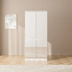 Modular Mirror Wardrobe White Bedroom Cabinet Storage Cabinet Armoire