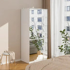 Modular Mirror Wardrobe White Bedroom Cabinet Storage Cabinet Armoire