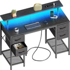 47 inch Computer Desk with 4 Drawers