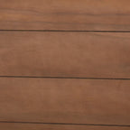 Kassidy Classic and Traditional Wood Platform Bed-Walnut Brown