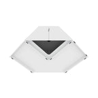 Mulberry 2.0 Modern Corner Wardrobe w/ 2 Hanging Rods