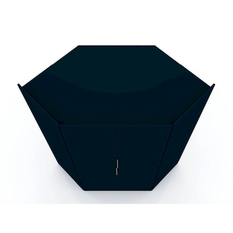 Mulberry 2.0 Modern Corner Wardrobe w/ 2 Hanging Rods