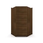 Mulberry 2.0 Modern Corner Wardrobe w/ 2 Hanging Rods