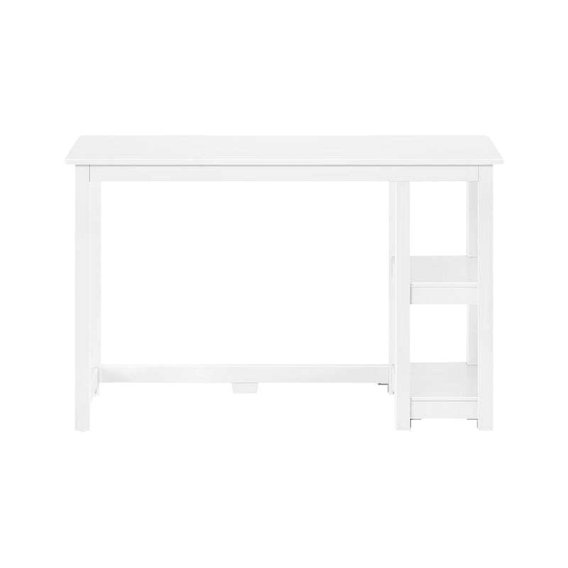 Plank and Beam Desk with Bookshelves