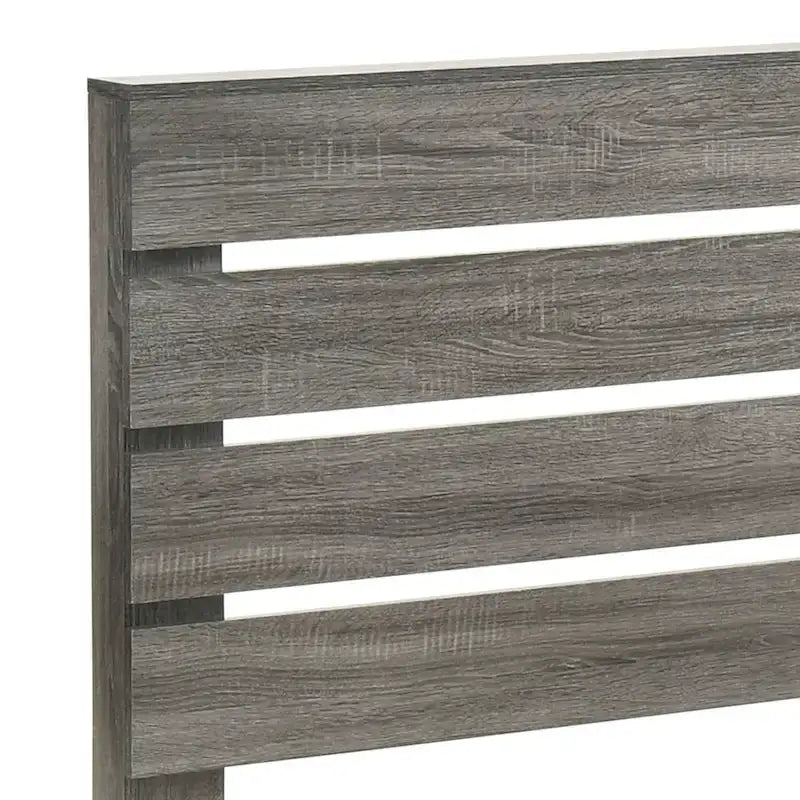 Furniture of America Lucia Rustic Grey Wood Platform Bed